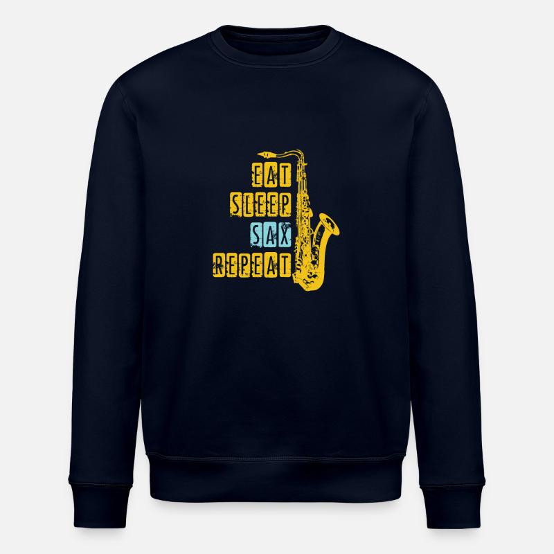Saxophon - Stanley/Stella Unisex Bio-Sweatshirt ROLLER - Navy