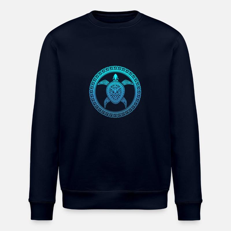 turtle - Stanley/Stella ROLLER Unisex Organic Sweatshirt - navy
