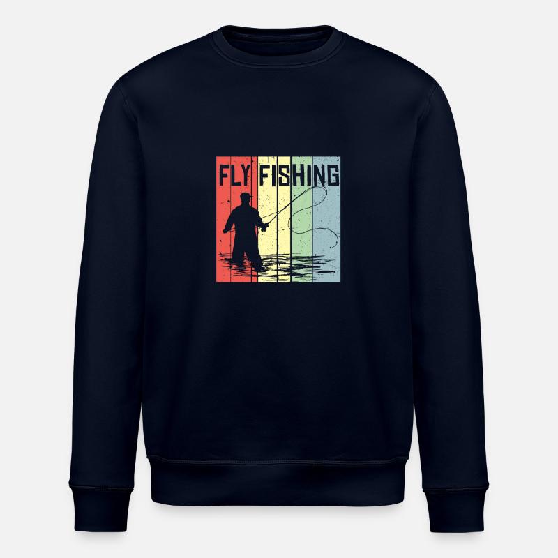 Fliegenfischen - Stanley/Stella Unisex Bio-Sweatshirt ROLLER - Navy