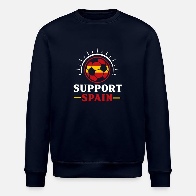Fussball Spanien - Stanley/Stella Unisex Bio-Sweatshirt ROLLER - Navy