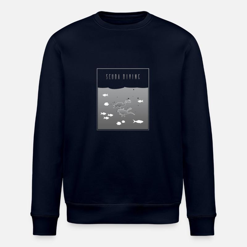 Plongée sous-marine grise - Sweat bio ROLLER Stanley/Stella Unisexe - marine