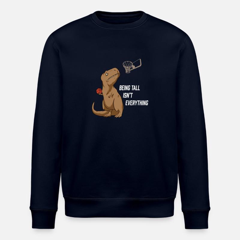 Funny Basketball T-rex - Sweat bio ROLLER Stanley/Stella Unisexe - marine