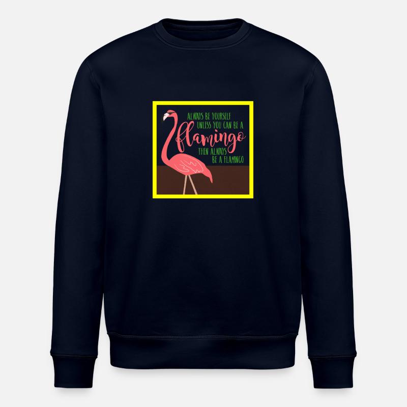 Flamant d'été - Sweat bio ROLLER Stanley/Stella Unisexe - marine