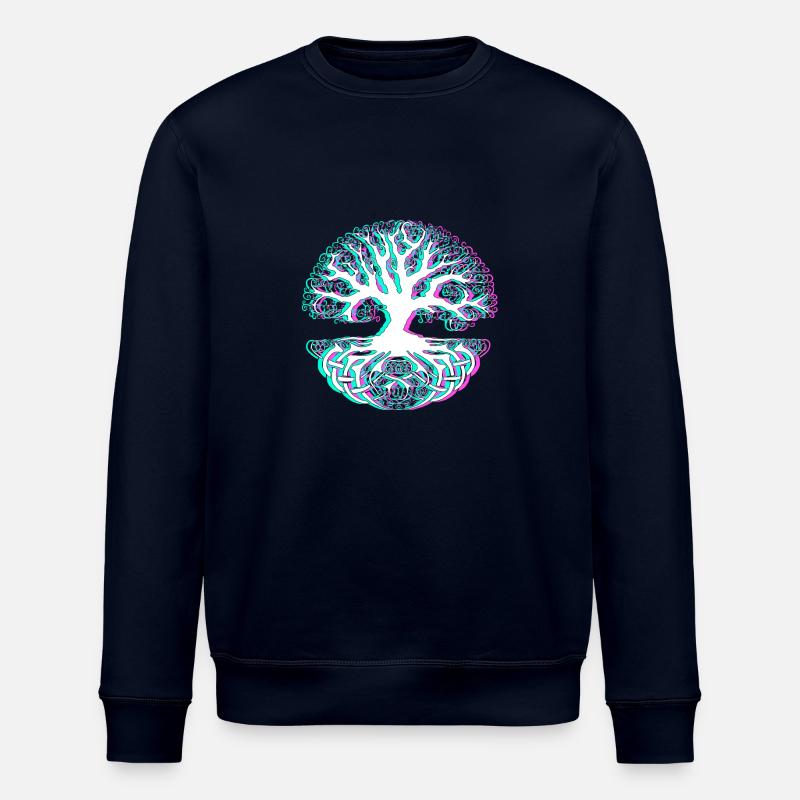 tree - Stanley/Stella ROLLER Unisex Organic Sweatshirt - navy
