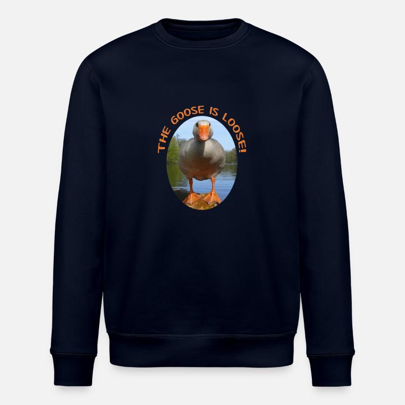 L'Oie est lâche! - Sweat bio ROLLER Stanley/Stella Unisexe - marine