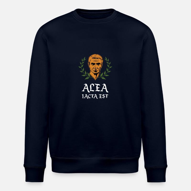 Cesar ALEA IACTA EST - Stanley/Stella ROLLER Unisex Organic Sweatshirt - navy
