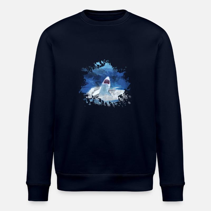 requin - Sweat bio ROLLER Stanley/Stella Unisexe - marine