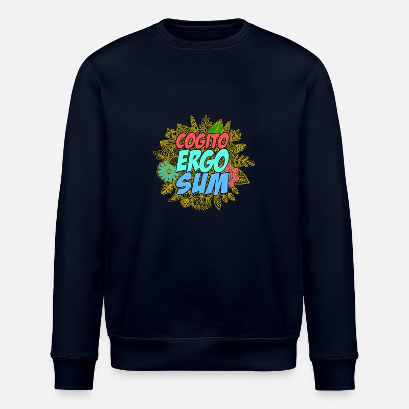 Cogito ergo sum - Stanley/Stella Unisex Bio-Sweatshirt ROLLER - Navy