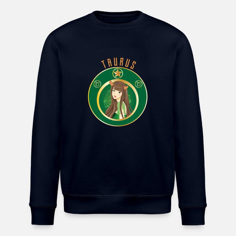 Sternzeichen - Horoskop - Stier - Geschenk - Stanley/Stella Unisex Bio-Sweatshirt ROLLER - Navy