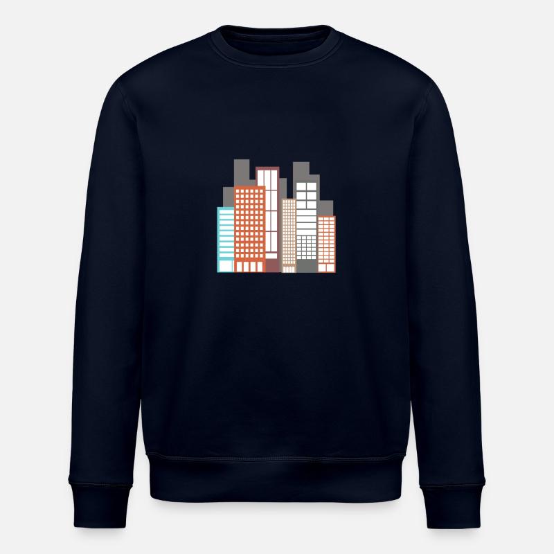 Gebäude - Stanley/Stella Unisex Bio-Sweatshirt ROLLER - Navy