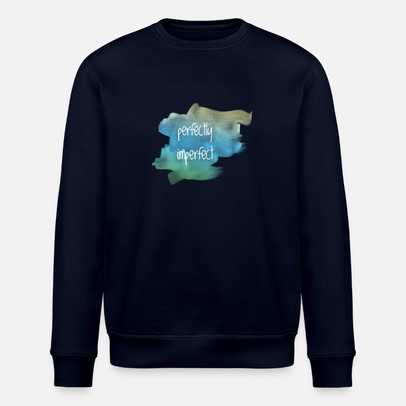 perfectly imperfect - Stanley/Stella Unisex Bio-Sweatshirt ROLLER - Navy