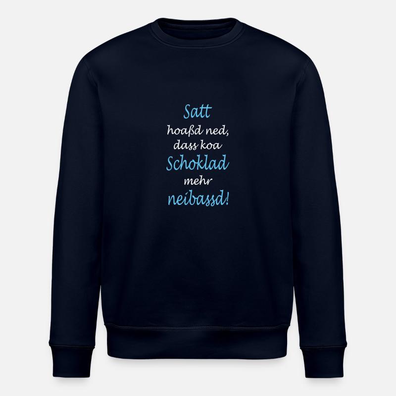 Bayrischer Spruch - Stanley/Stella Unisex Bio-Sweatshirt ROLLER - Navy