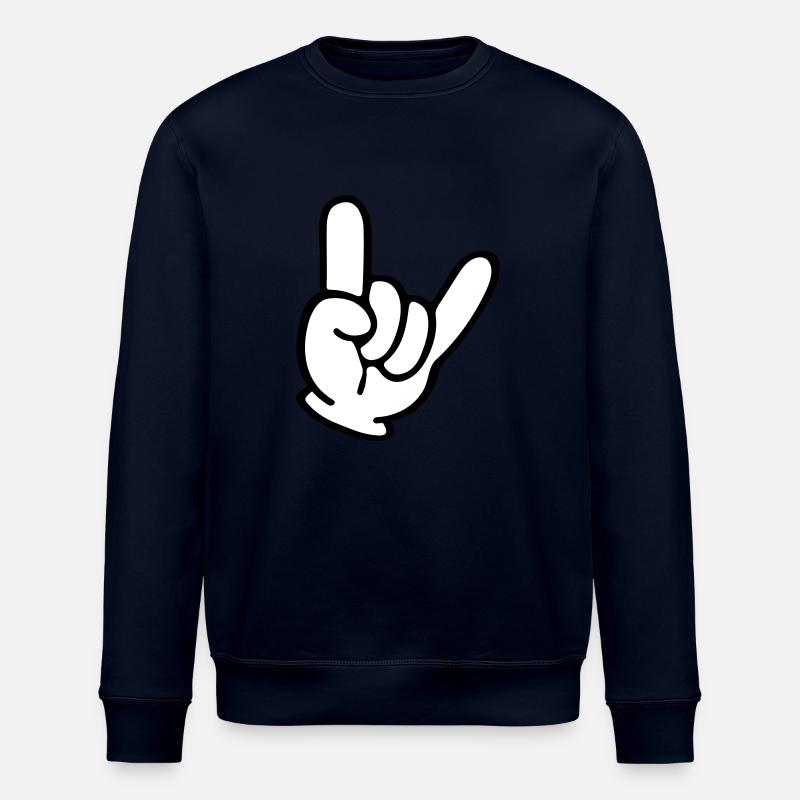 hand comic party - Stanley/Stella Unisex Bio-Sweatshirt ROLLER - Navy