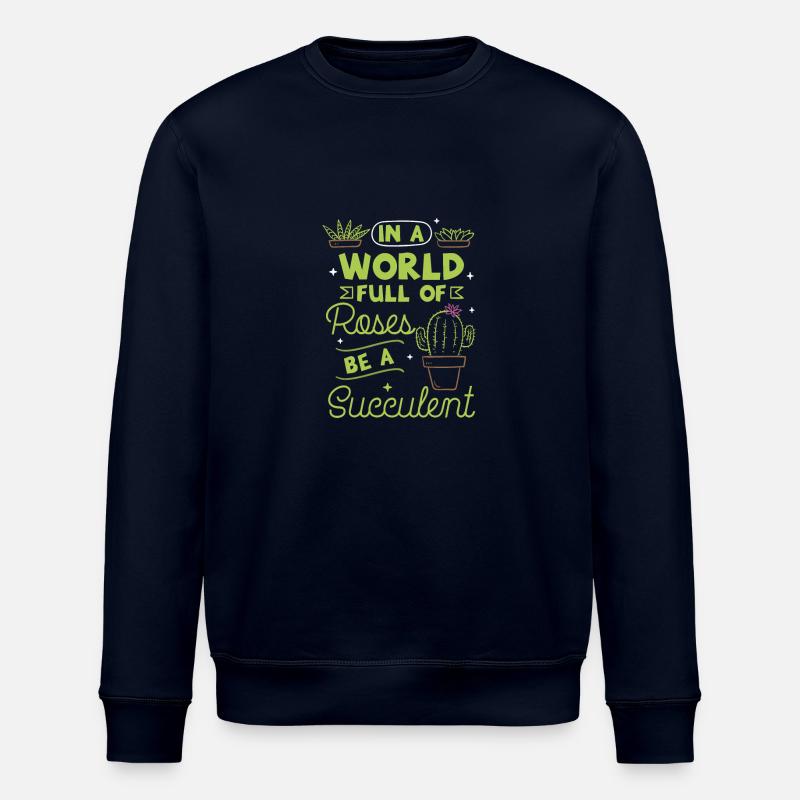 Pflanzen Plantes succulentes - Sweat bio ROLLER Stanley/Stella Unisexe - marine