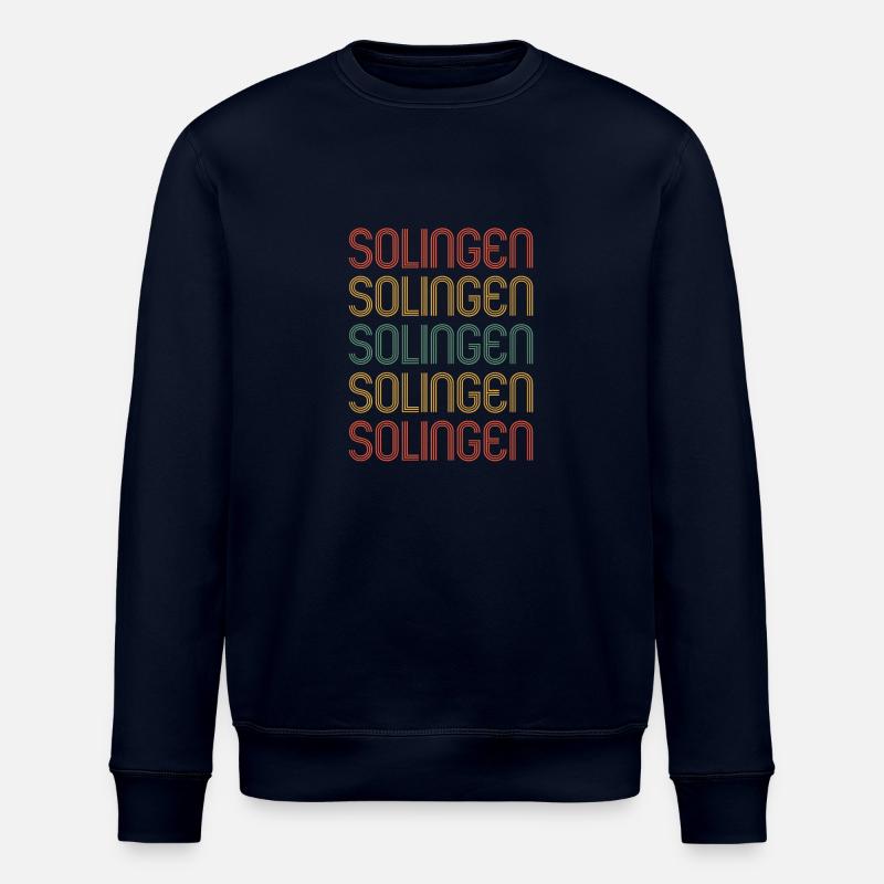 Solingérine Solinger Solingen - Sweat bio ROLLER Stanley/Stella Unisexe - marine