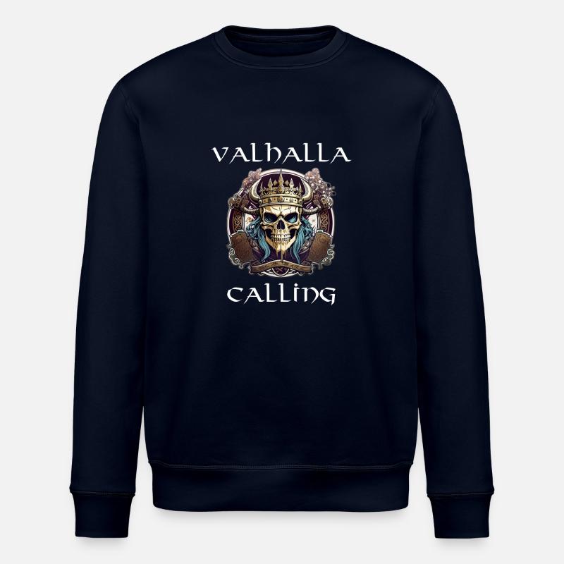 Valhalla plein - Sweat bio ROLLER Stanley/Stella Unisexe - marine