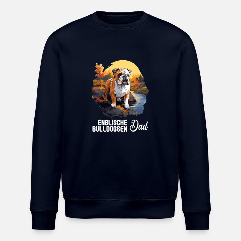 Chien Bouledogue anglais - Sweat bio ROLLER Stanley/Stella Unisexe - marine