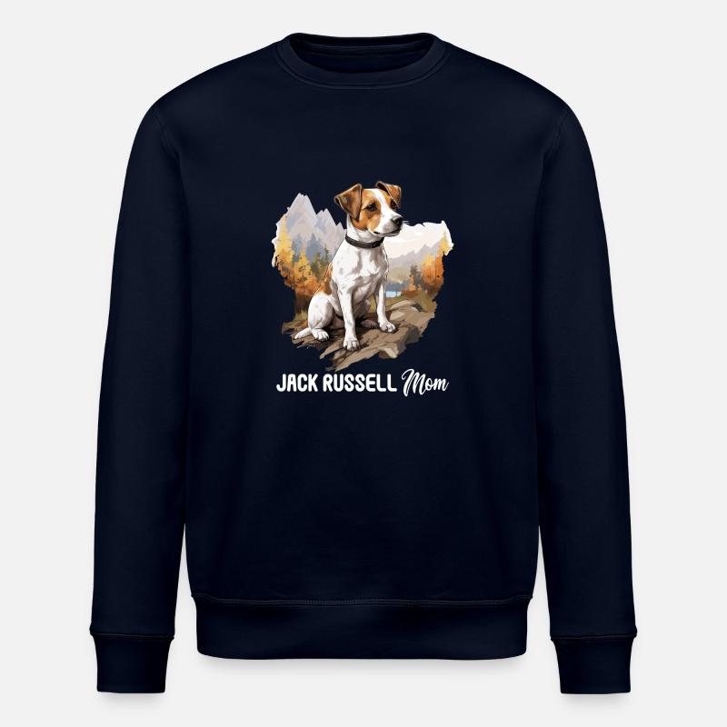 Chien Jack Russell - Sweat bio ROLLER Stanley/Stella Unisexe - marine