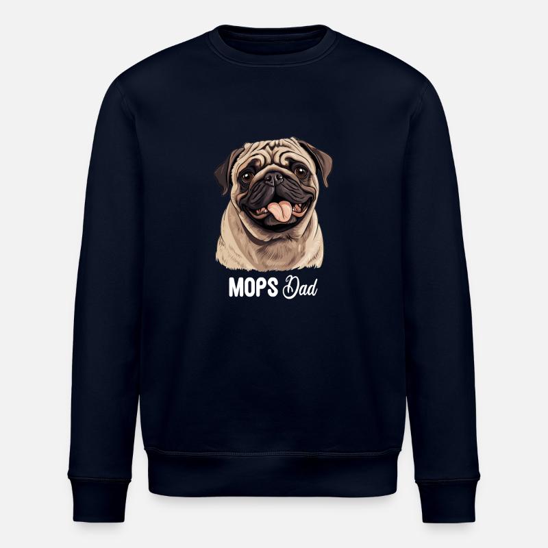 Mops - Stanley/Stella Unisex Bio-Sweatshirt ROLLER - Navy