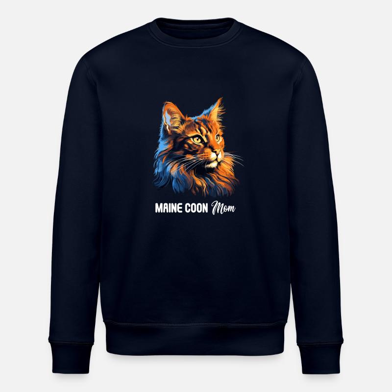 Maine Coon - Stanley/Stella Unisex Bio-Sweatshirt ROLLER - Navy