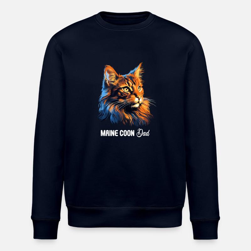 Maine Coon - Stanley/Stella Unisex Bio-Sweatshirt ROLLER - Navy