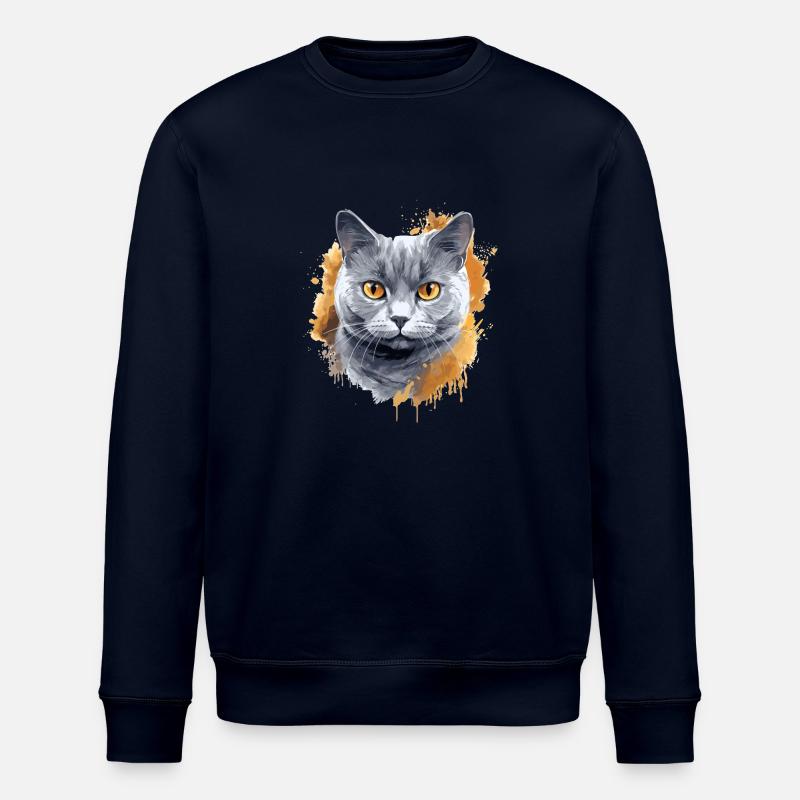 British Shorthair - Sweat bio ROLLER Stanley/Stella Unisexe - marine