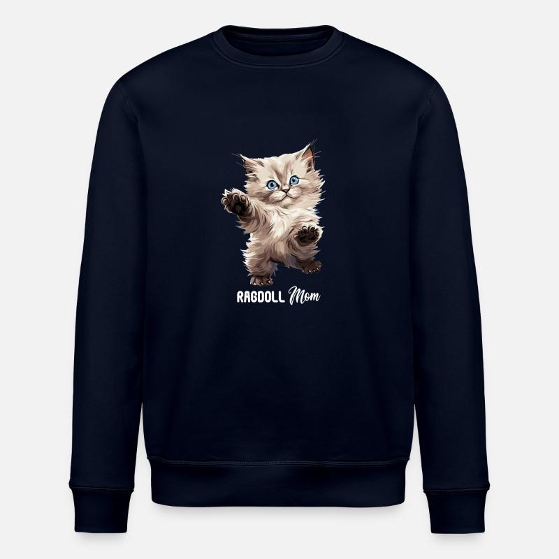 Ragdoll - Stanley/Stella ROLLER Unisex Organic Sweatshirt - navy