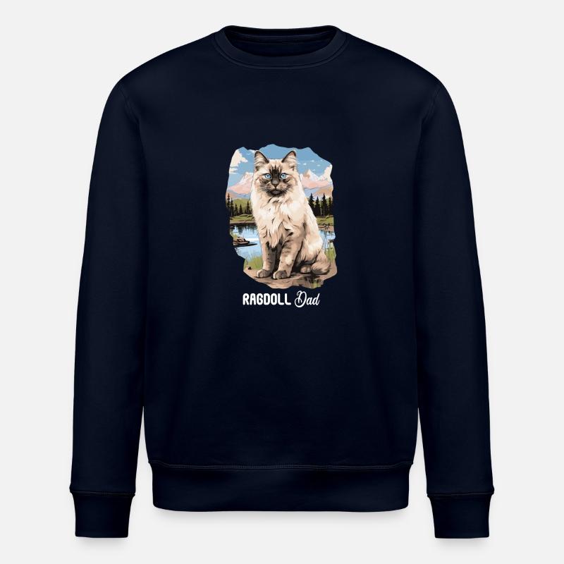 Ragdoll - Stanley/Stella ROLLER Unisex Organic Sweatshirt - navy