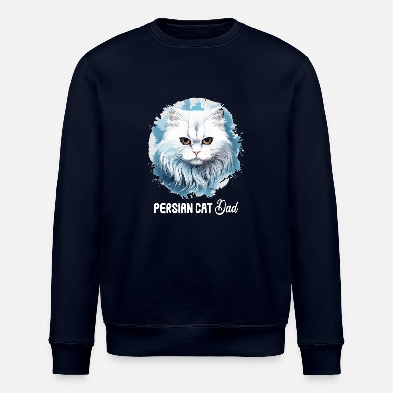 Chat persan Perser Katze - Sweat bio ROLLER Stanley/Stella Unisexe - marine
