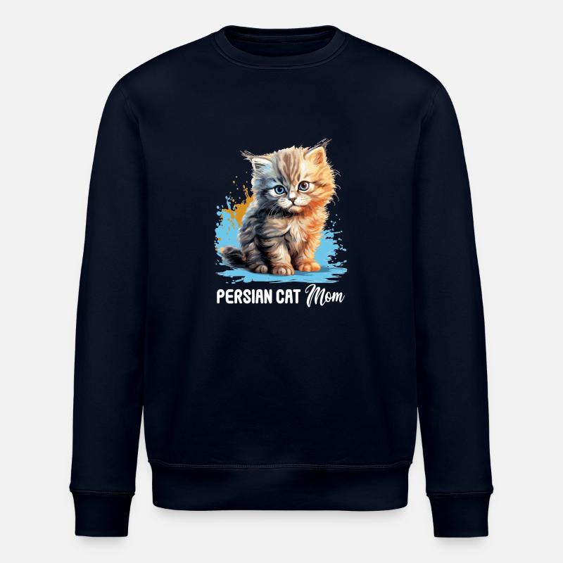Chat persan Perser Katze - Sweat bio ROLLER Stanley/Stella Unisexe - marine
