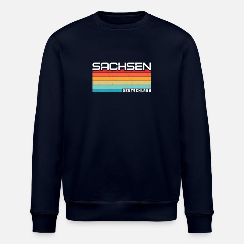 Sachse Sächsin Sachsen - Stanley/Stella Unisex Bio-Sweatshirt ROLLER - Navy