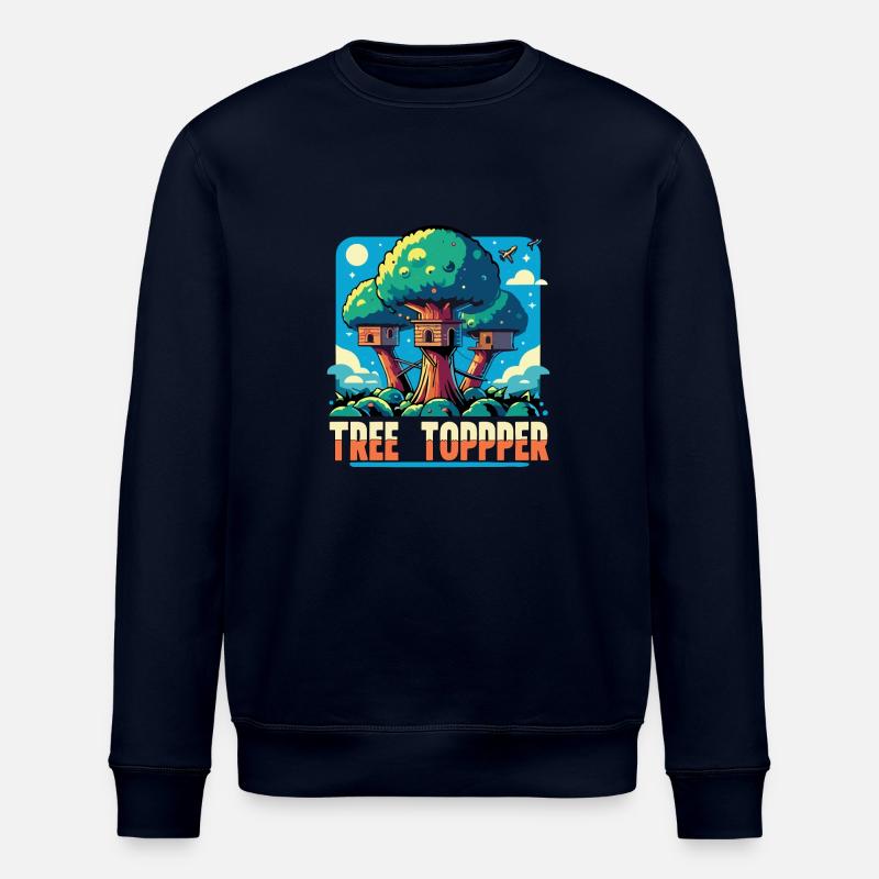 TREE TOPPER - Stanley/Stella ROLLER Unisex Organic Sweatshirt - navy