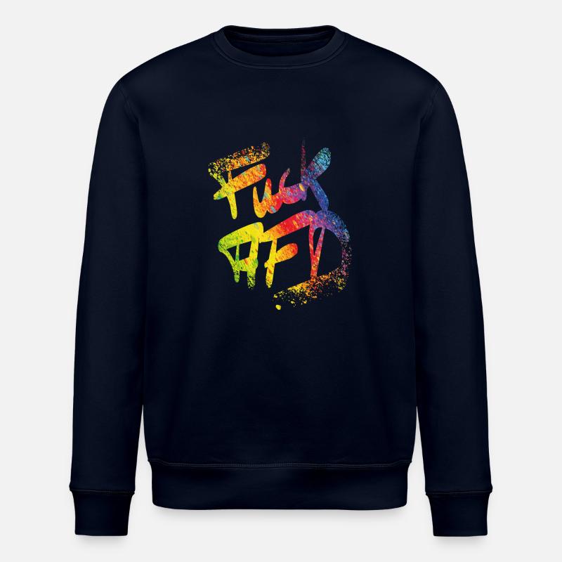 FCK AFD - Stanley/Stella Unisex Bio-Sweatshirt ROLLER - Navy