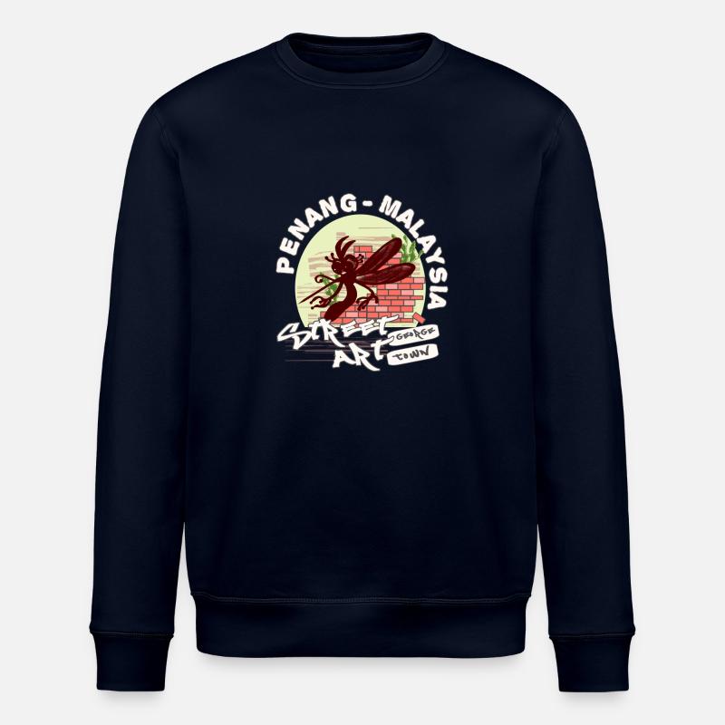 Graffiti de moustique - Sweat bio ROLLER Stanley/Stella Unisexe - marine