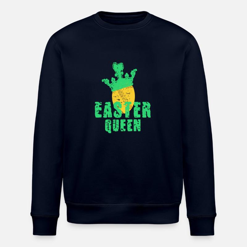 Ostern Königin - Stanley/Stella Unisex Bio-Sweatshirt ROLLER - Navy