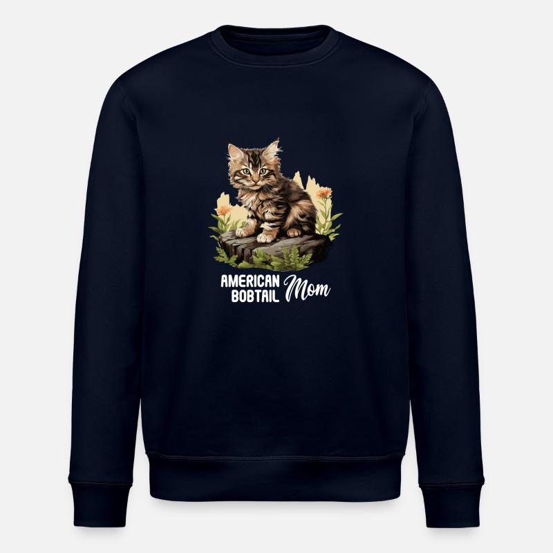 Chat Chats American Bobtail - Sweat bio ROLLER Stanley/Stella Unisexe - marine