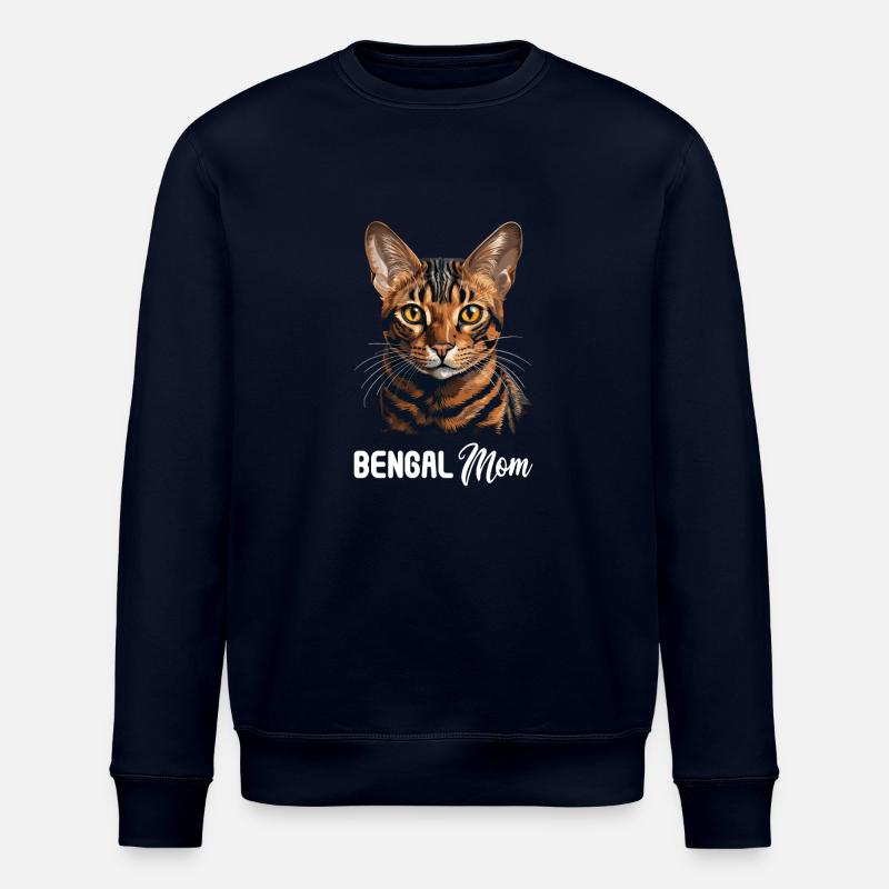 Chat du Bengale Bengalkatze - Sweat bio ROLLER Stanley/Stella Unisexe - marine