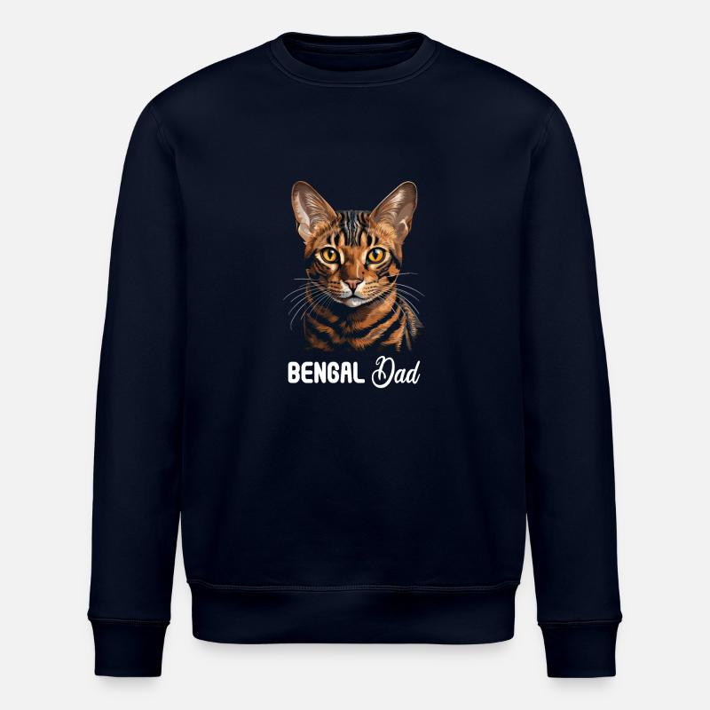 Chat du Bengale Bengalkatze - Sweat bio ROLLER Stanley/Stella Unisexe - marine