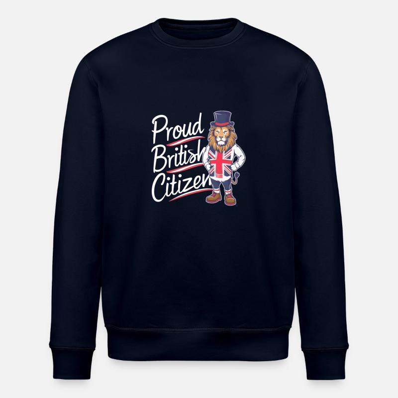 STOLZER BRITISCHER STAATSBÜRGER - Stanley/Stella Unisex Bio-Sweatshirt ROLLER - Navy