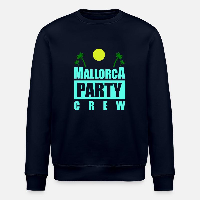 Mallorca Party Crew - Sweat bio ROLLER Stanley/Stella Unisexe - marine