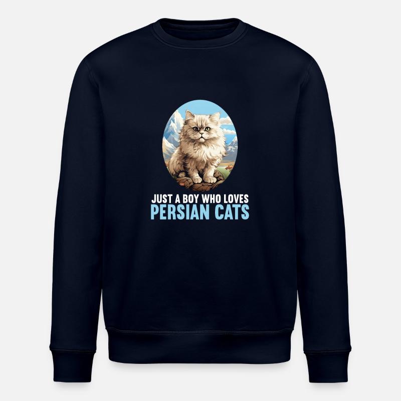 Chat persan Perserkatze - Sweat bio ROLLER Stanley/Stella Unisexe - marine