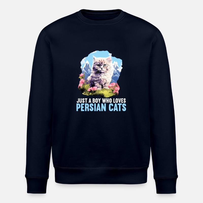 Chat persan Perserkatze - Sweat bio ROLLER Stanley/Stella Unisexe - marine