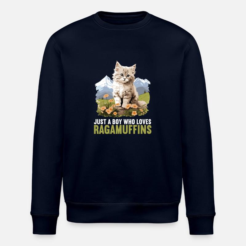 Ragamuffin Chaton Ragamuffin Chat - Sweat bio ROLLER Stanley/Stella Unisexe - marine