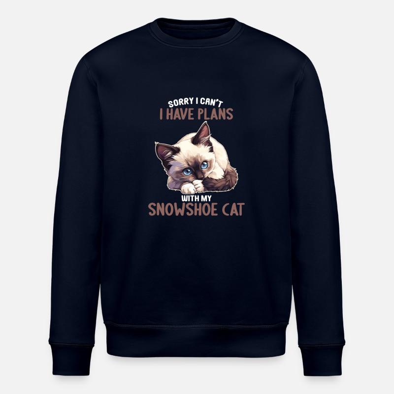 Chaton raquette Chat raquette - Sweat bio ROLLER Stanley/Stella Unisexe - marine