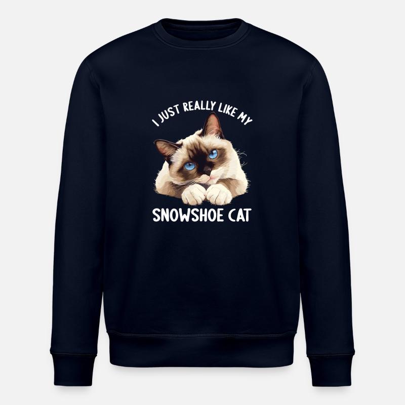 Chaton raquette Chat raquette - Sweat bio ROLLER Stanley/Stella Unisexe - marine