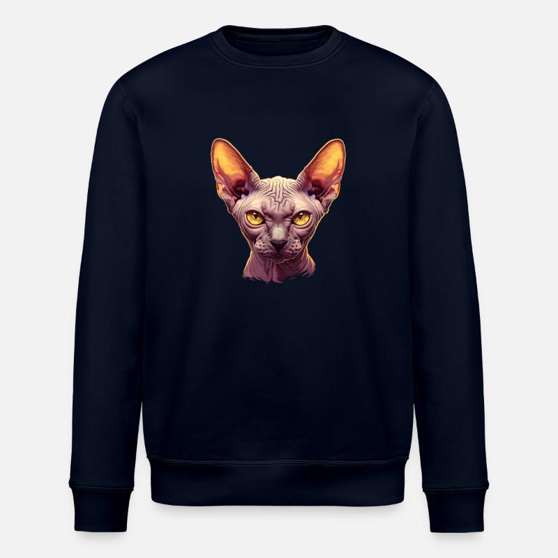 Chaton Sphynx Chat Sphynx - Sweat bio ROLLER Stanley/Stella Unisexe - marine