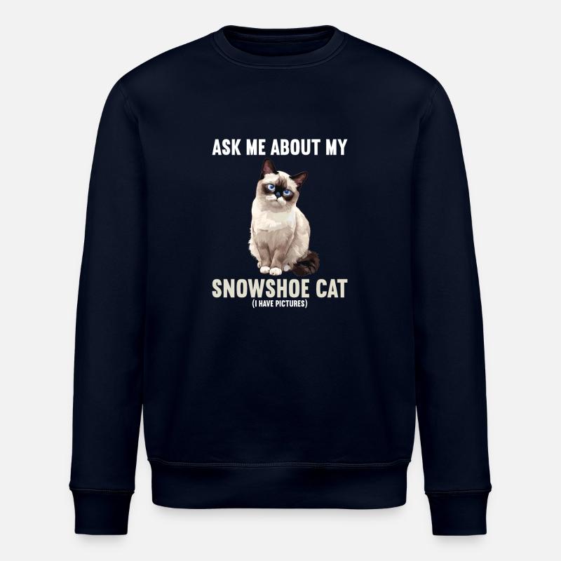 Chaton raquette Chat raquette - Sweat bio ROLLER Stanley/Stella Unisexe - marine