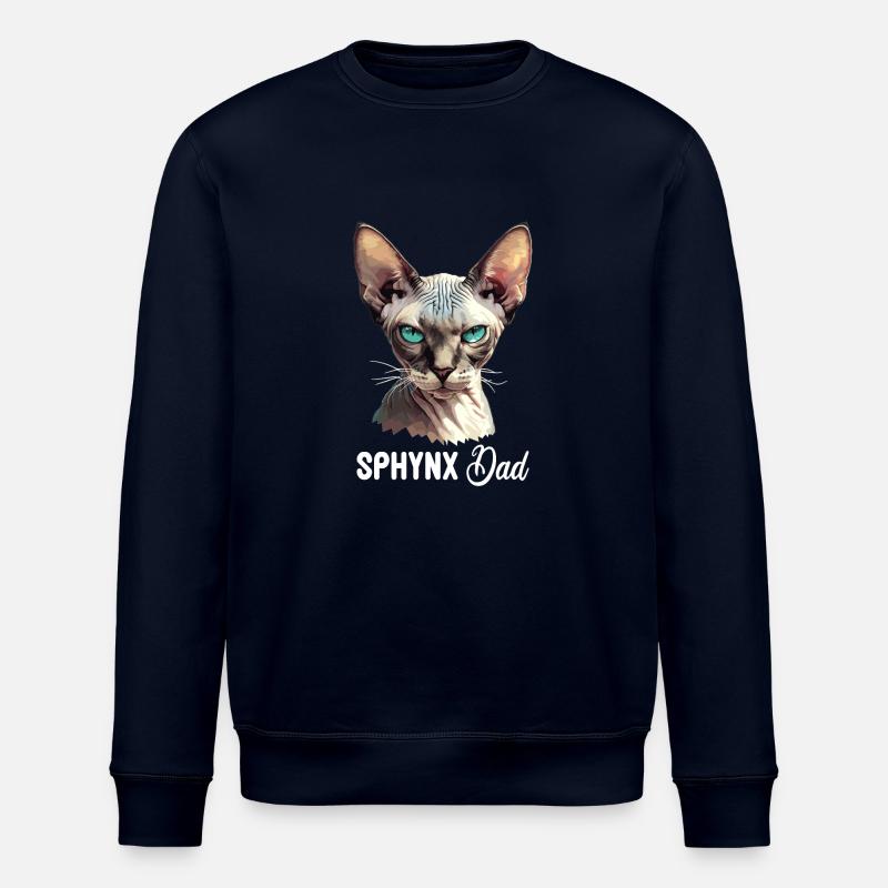 Chaton Sphynx Chat Sphynx - Sweat bio ROLLER Stanley/Stella Unisexe - marine