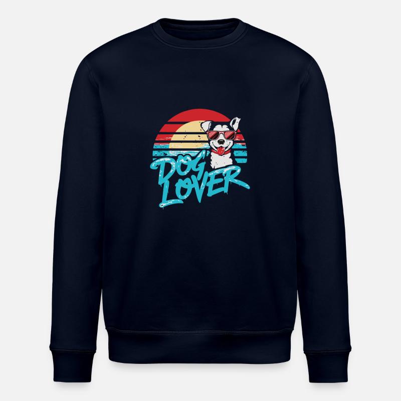 AMOUREUX DES CHIENS - Sweat bio ROLLER Stanley/Stella Unisexe - marine
