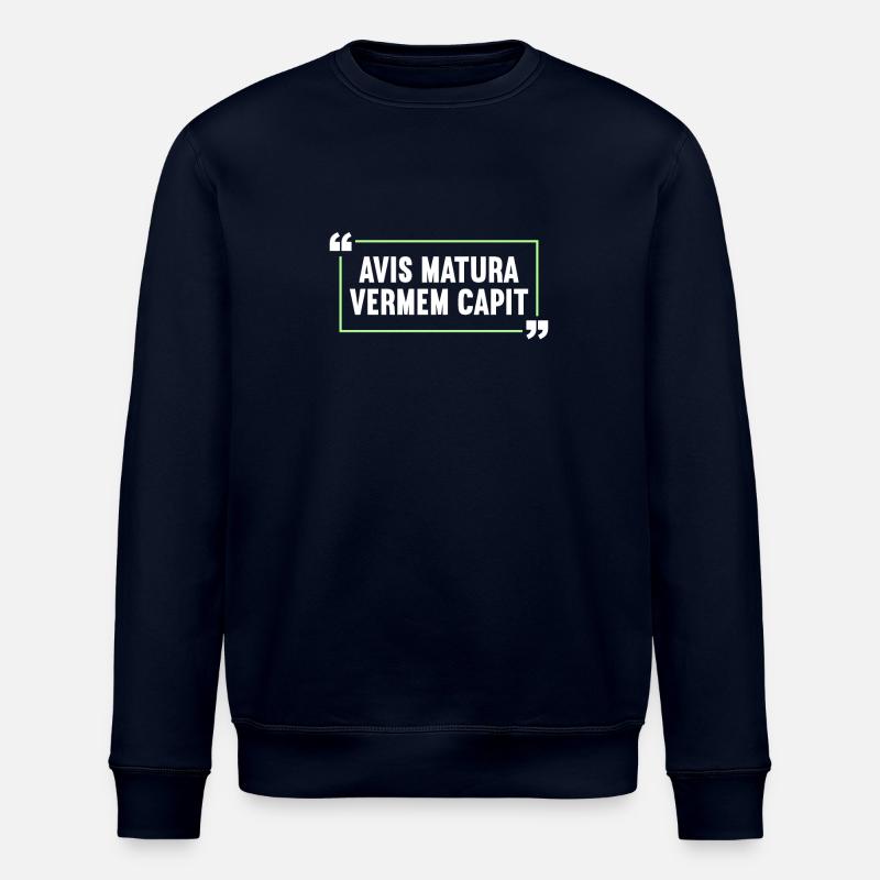 Latin Drôle de dicton latin - Sweat bio ROLLER Stanley/Stella Unisexe - marine
